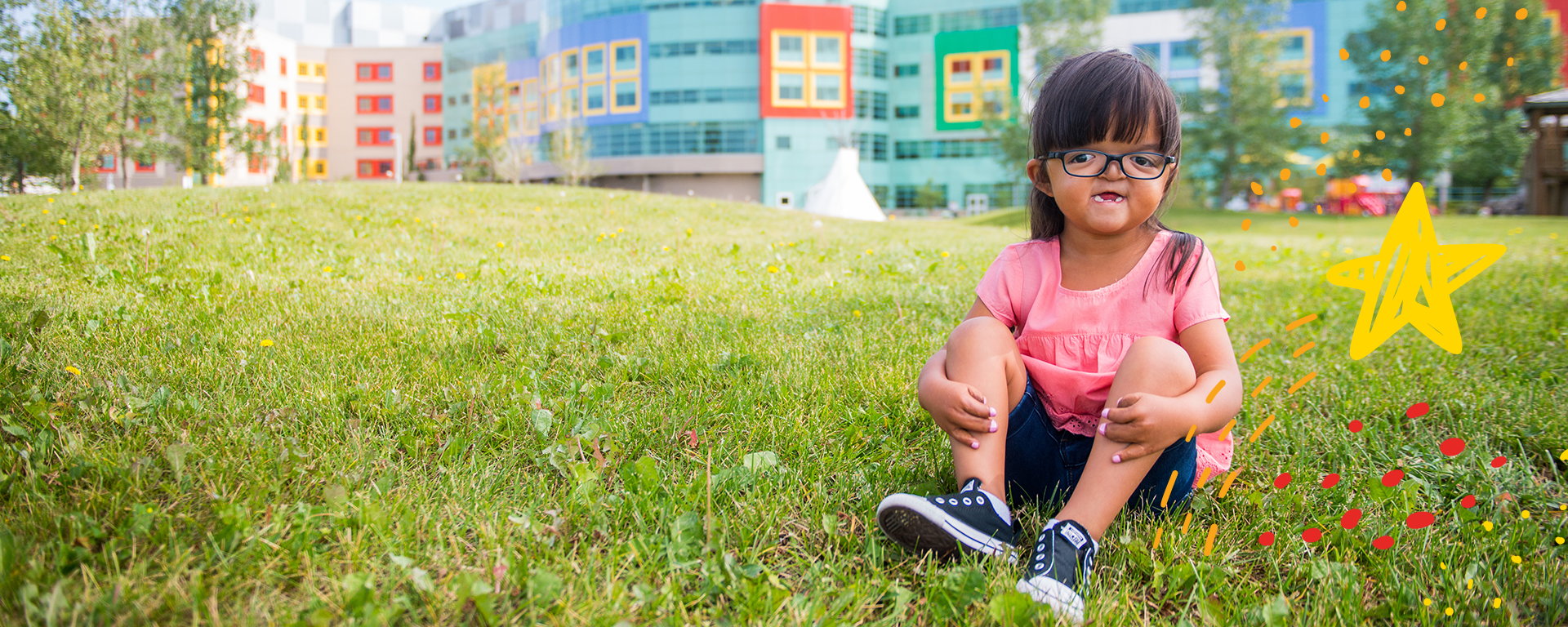 AHS Calgary] Patients and families at Alberta Children's Hospital