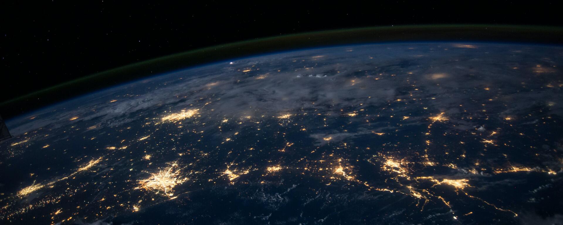 Orbital photo of Earth