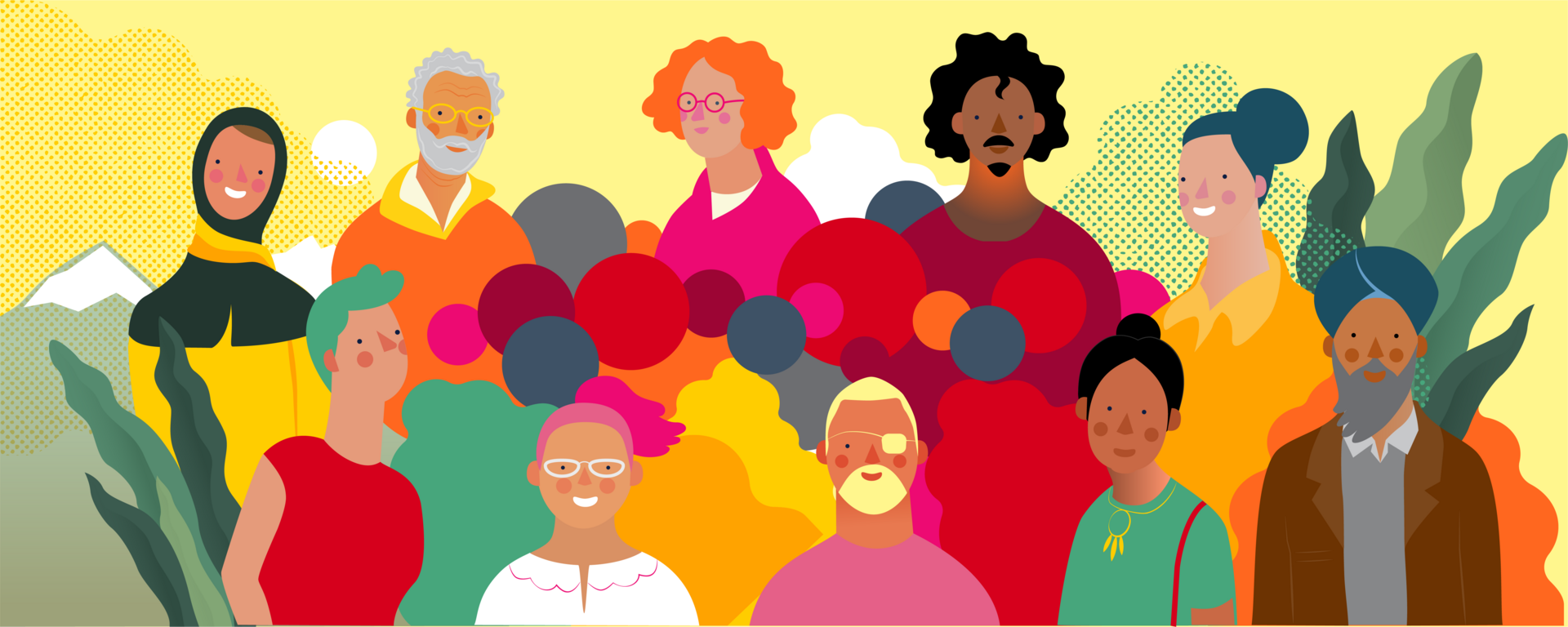A group of diverse people.