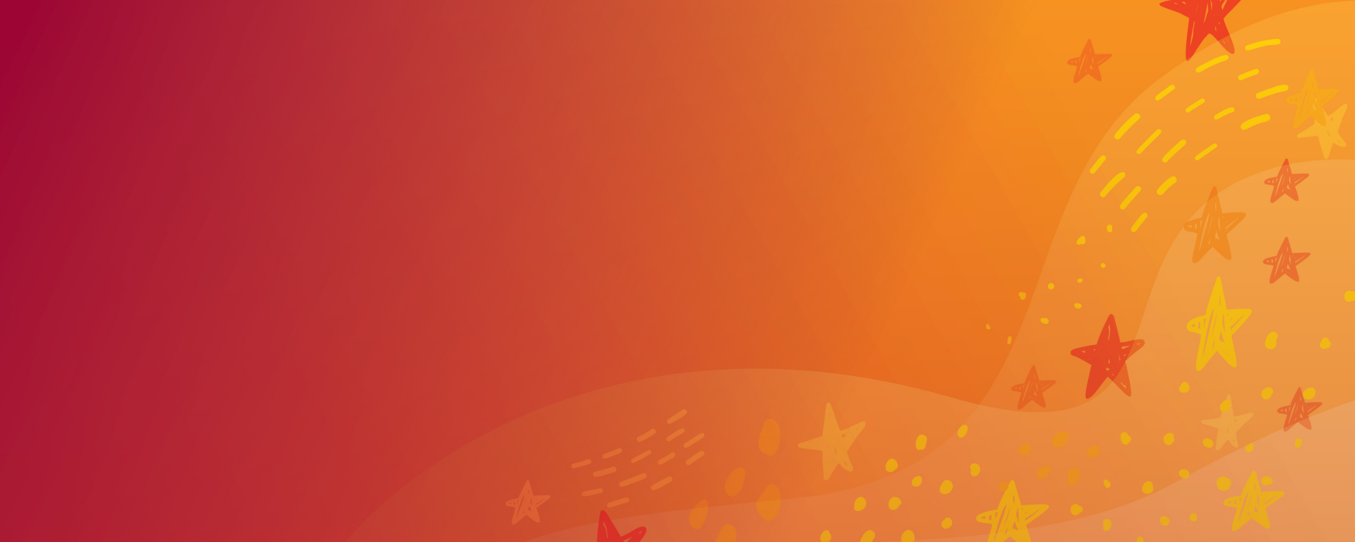 OCEC web header with stars