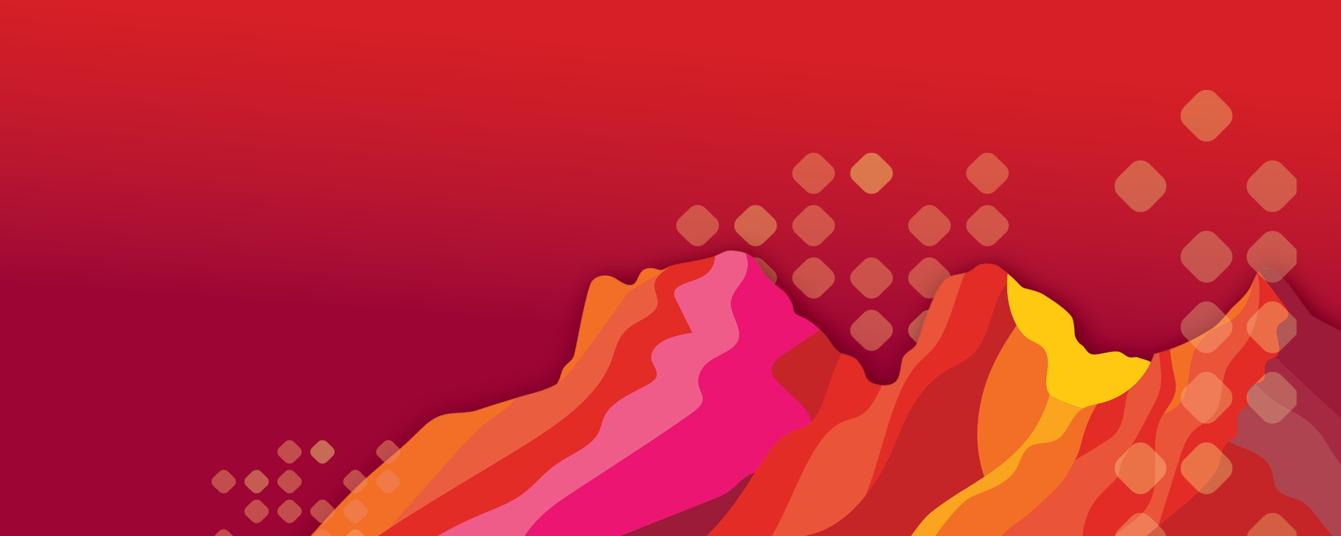 IRST banner with 3 sisters mountain range