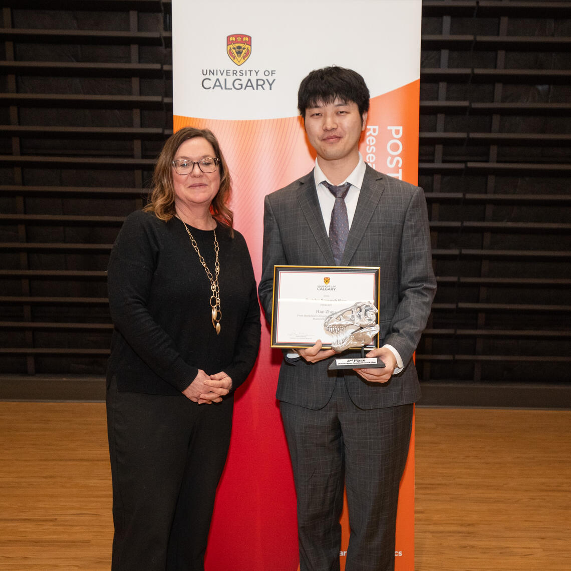 2nd place winner Dr. Hao Zhou