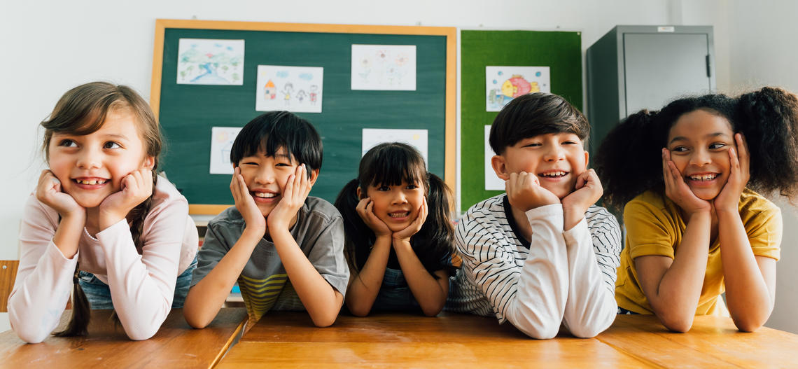 kids in classroom