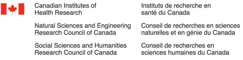 CIHR NSERC SSHRC Wordmarks