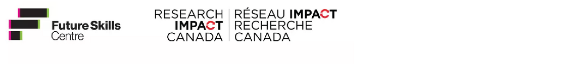 Research Impact Canada | Future Skills Centre logos