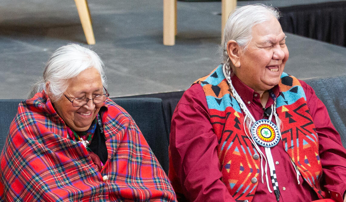 Rose and Elder Reg Crowshoe