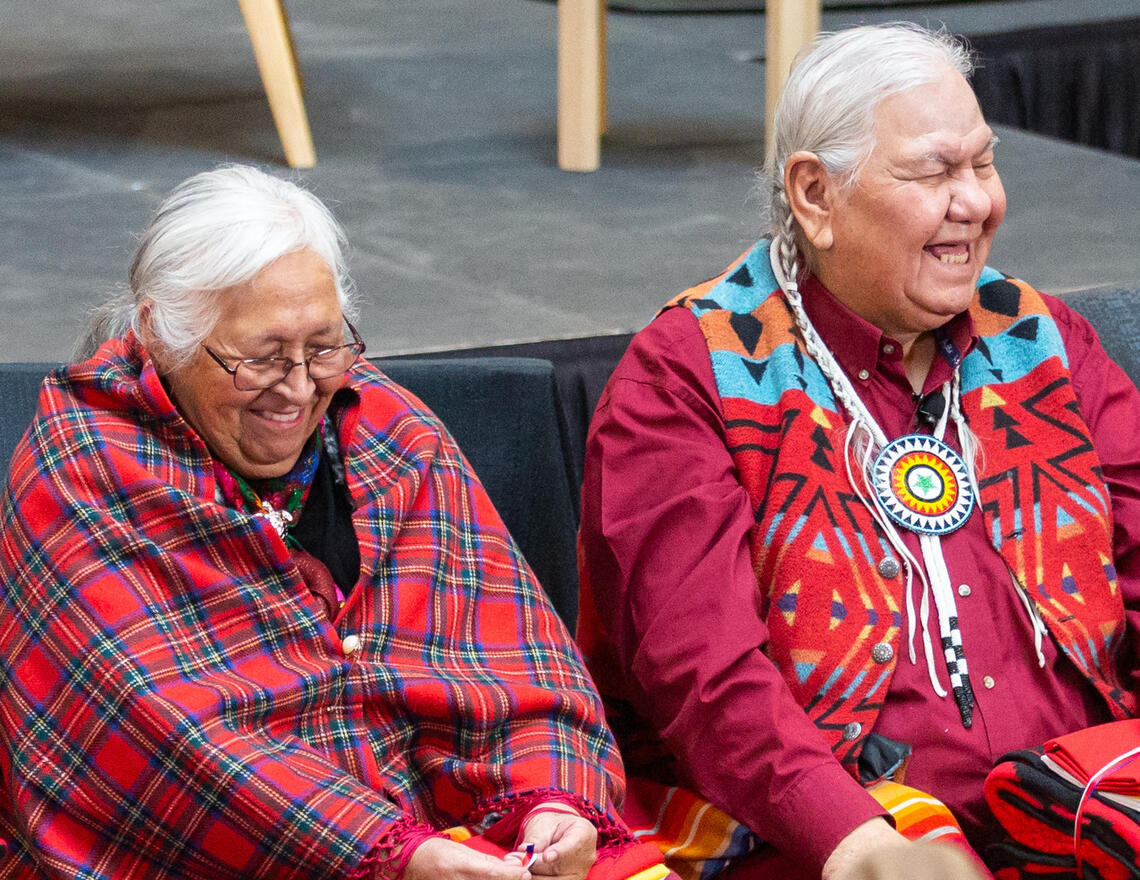 Rose and Elder Reg Crowshoe