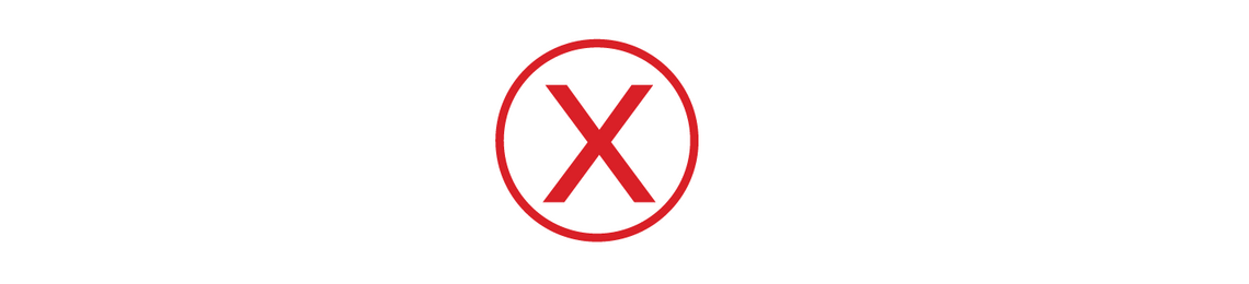 red x mark
