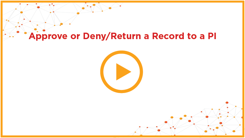approve/deny a record