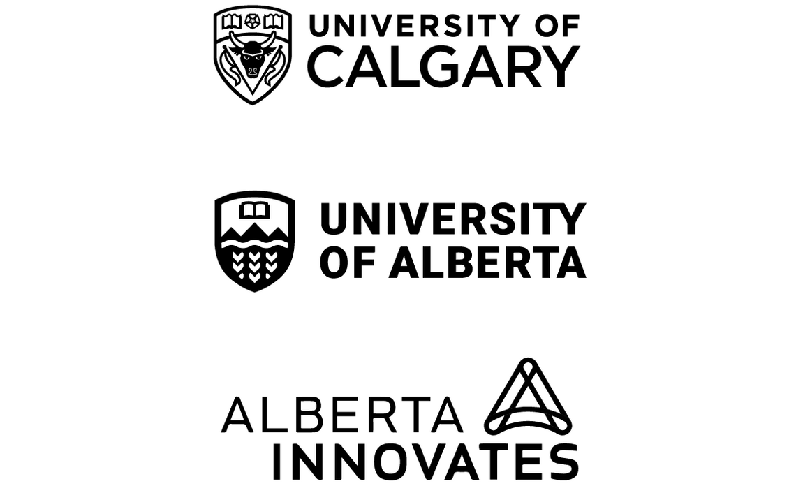 ucalgary, ualberta, alberta innovates logos