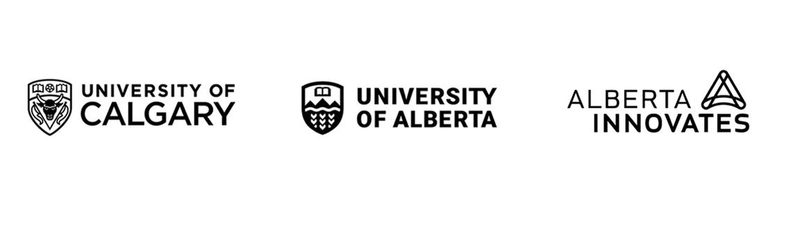 Ucalgary, UAlberta and Alberta Innovates Logos