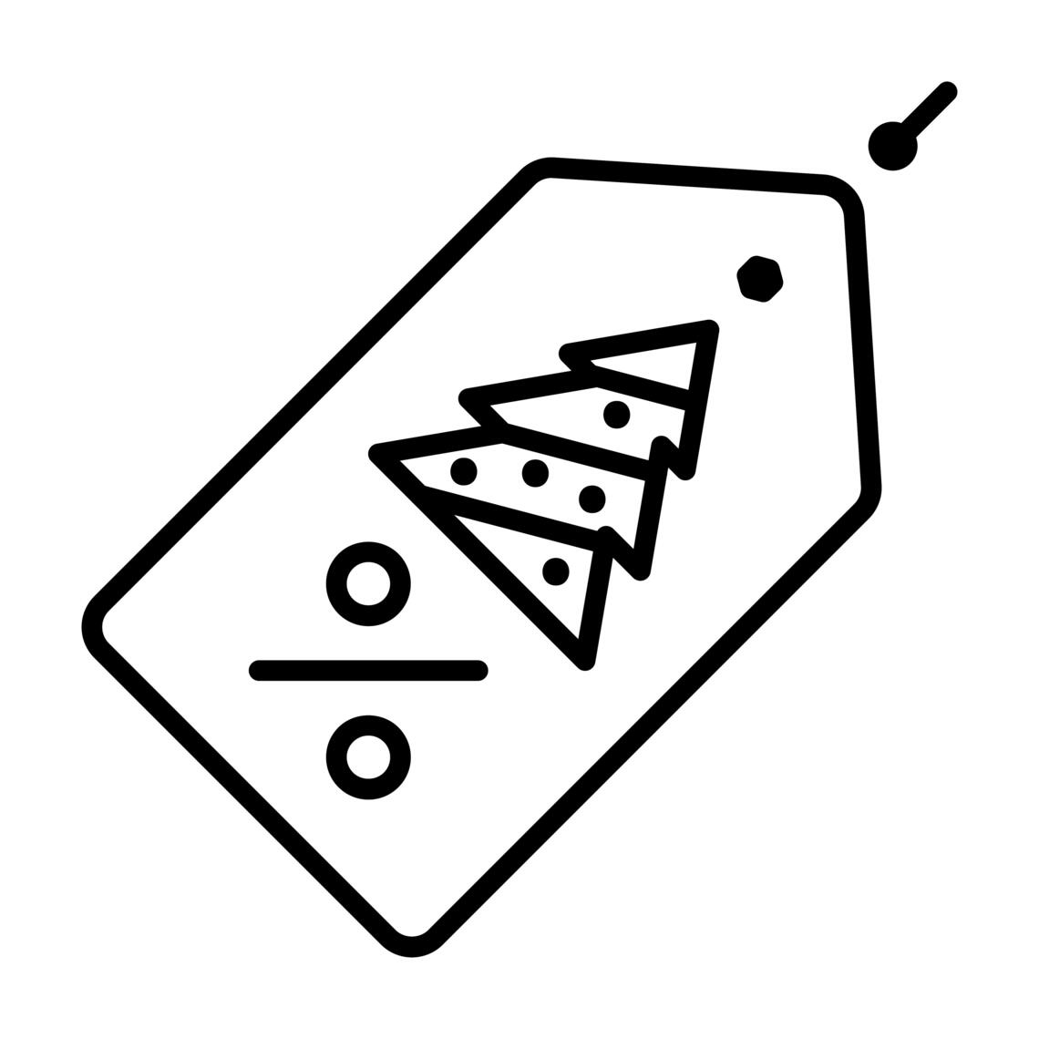 illustration: xmas tag