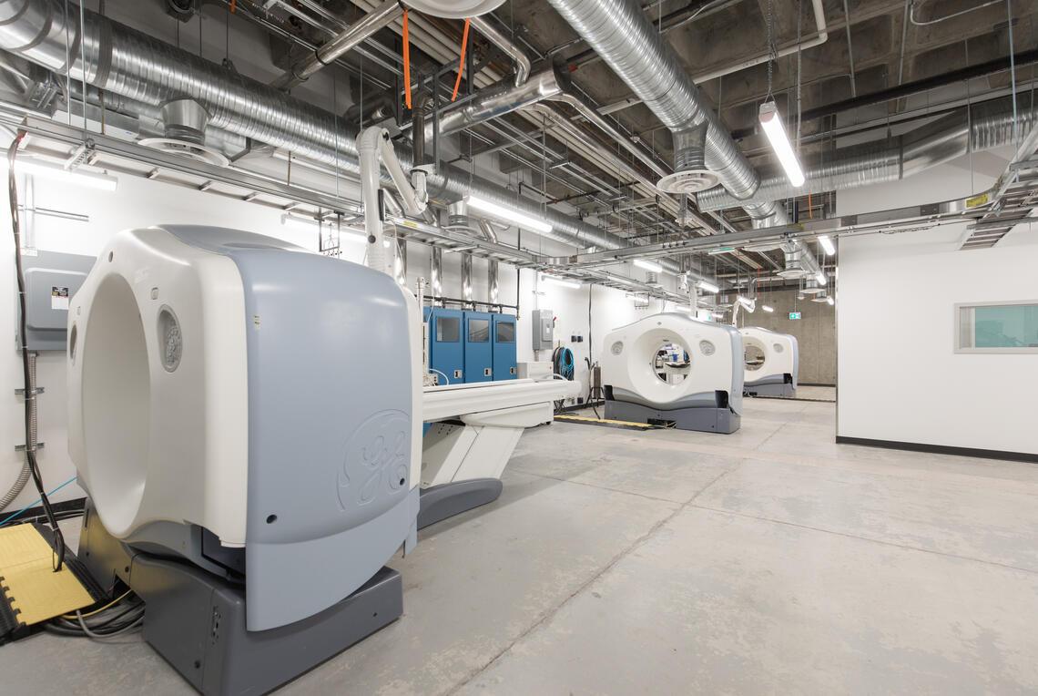 A view of the equipment in the Dynamic Imaging Lab