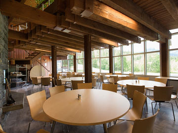 Dining Room at Barrier Lake Field Station.