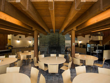 Dining Room at Barrier Lake Field Station.