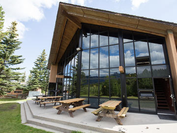 Main Lodge at Barrier Lake Field Station. 