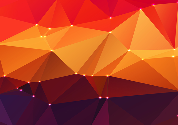 graphic of gradient shapes