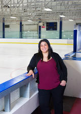 Amanda Black, a Kinesiology student who specializes in sport-related concussions, is completing her PhD. Photos by Riley Brandt, University of Calgary