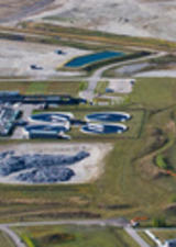 Overhead shot of a landscape