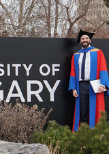 University student at graduation