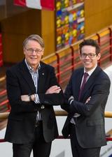 Vredenburg and John picture together