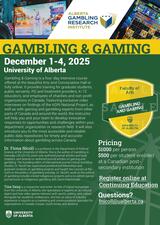 Gambling and Gaming Course at  University of Alberta