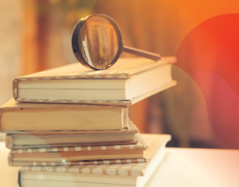 core concepts. stack of books